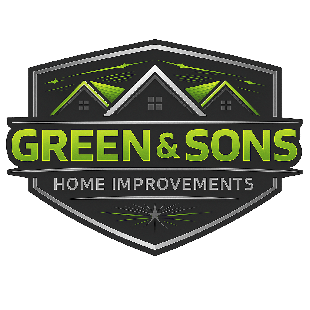 green&sons home improvements logo upscaled transparent